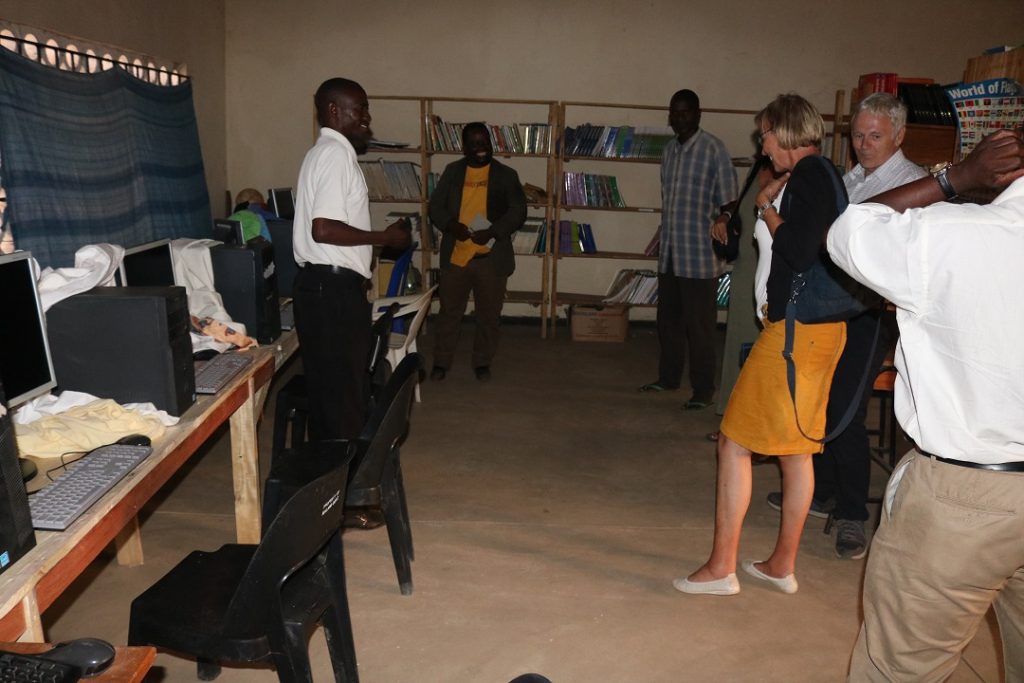 Handover of computers at Ngala CDSS