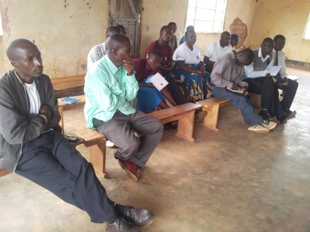 A cross section of participants during the monitoring exercise