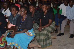 Picture of Mourners during the requiem mass at St Mar's Church