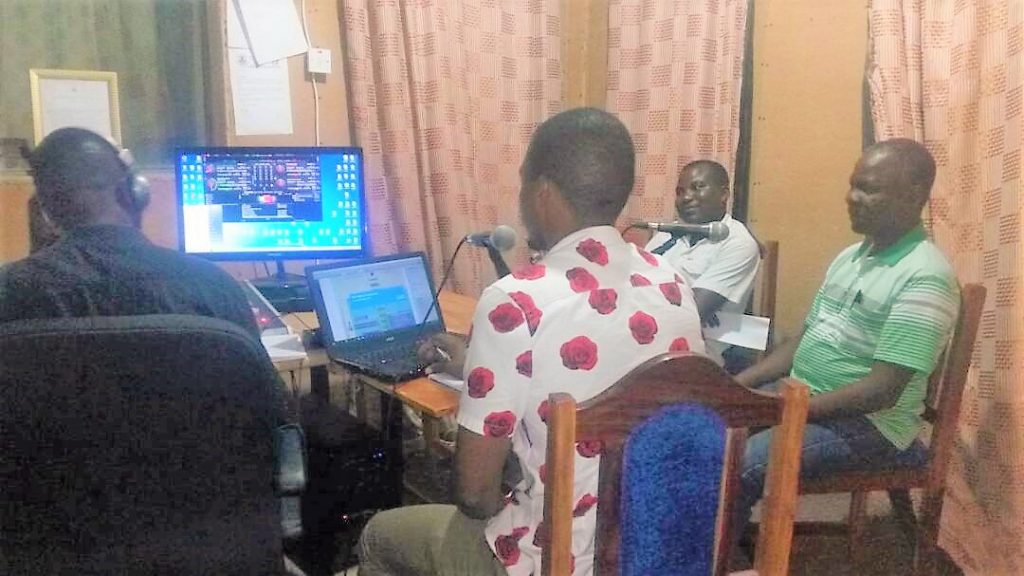 Panelists captured live on Mukuti Uli Programme at Tuntufye FM