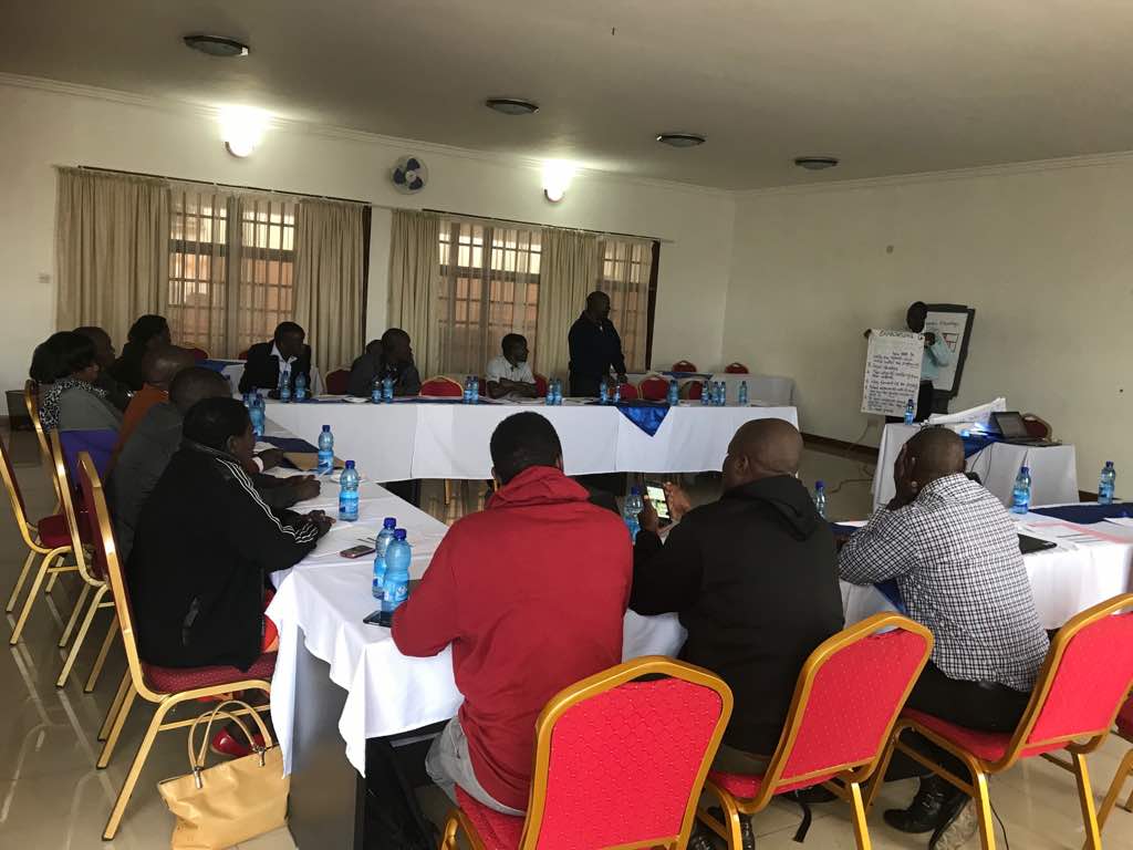 A cross-section of participants during the meeting