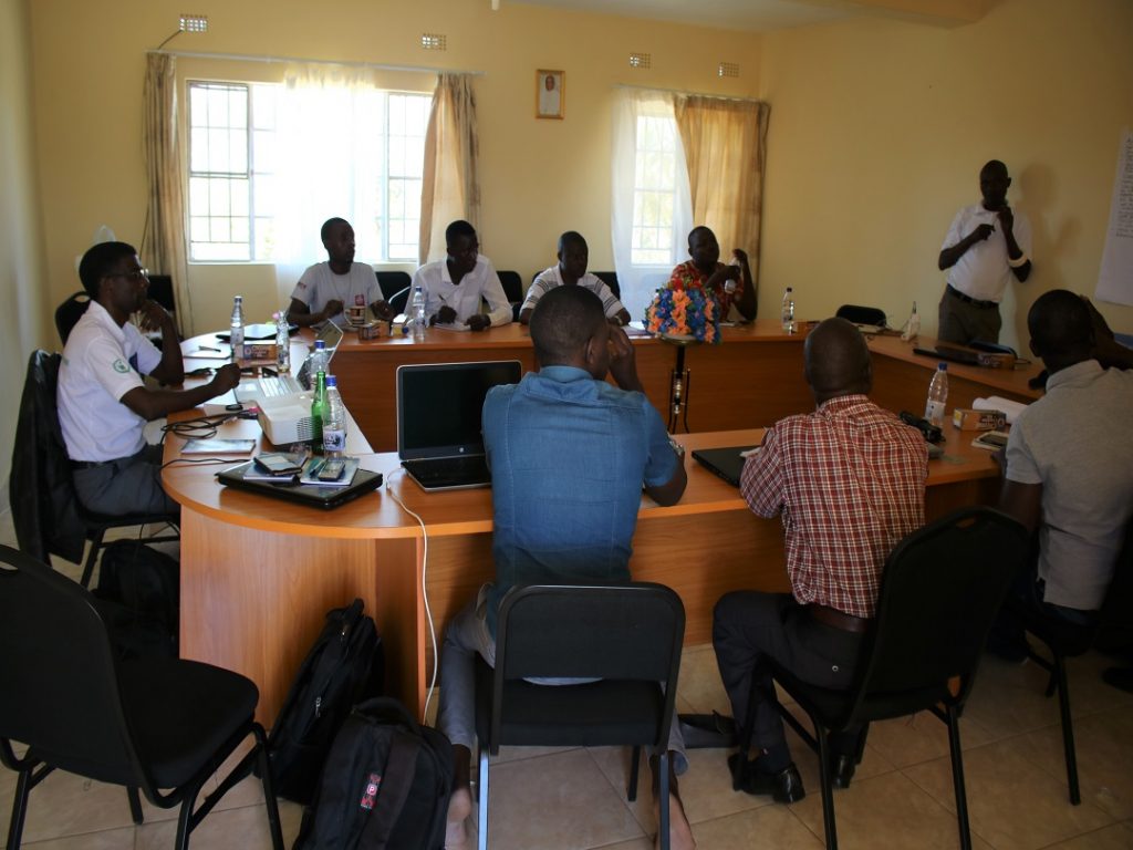 Participants captured during the meeting