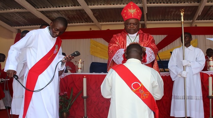 Imposition of hands: Part of the Ordination Rite