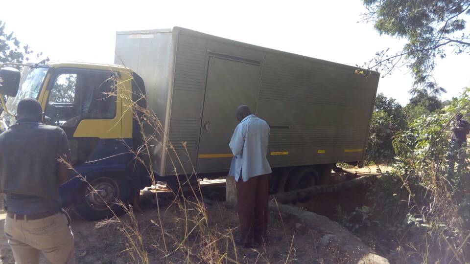 Poor roads and narrow bridges affected the distribution exercise