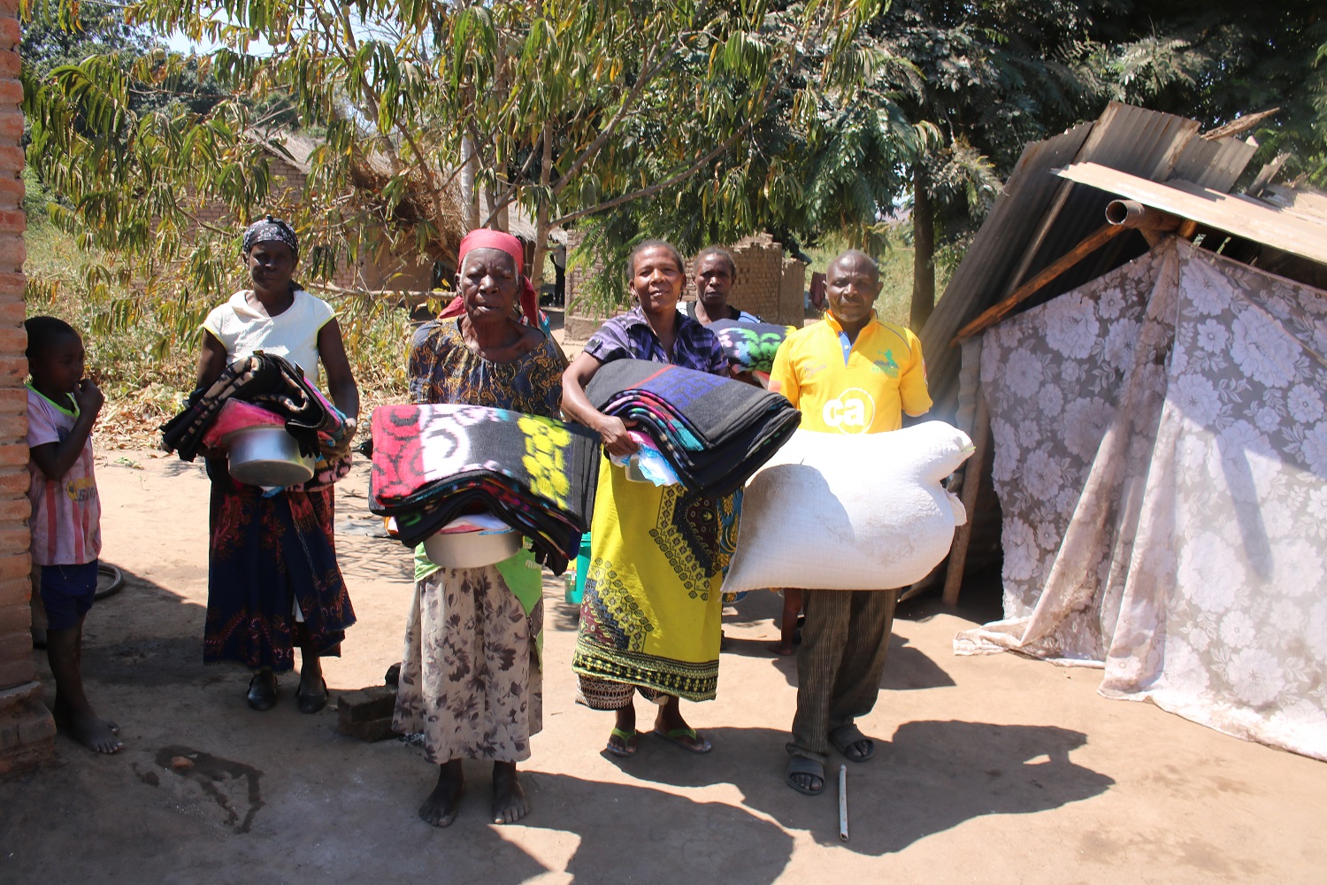 Development Desk of the Diocese of Karonga Support Mwakenja Mwangonde Village with Relief Items