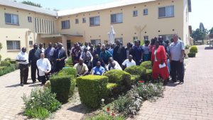 Delegates to the School of the Faith launch