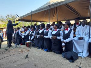 Tuntufye Choir Singing During the Ceremony