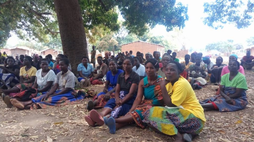 Some of the women who attended the meeting 