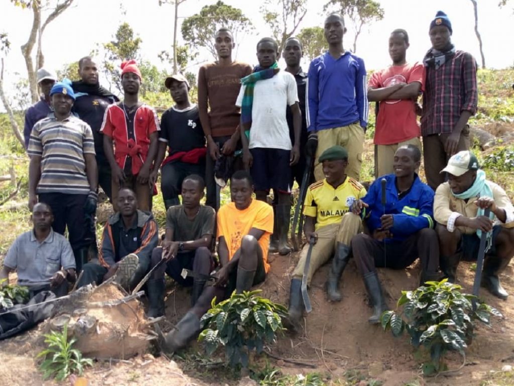 Karonga Diocese seminarians at Chipunga Farm