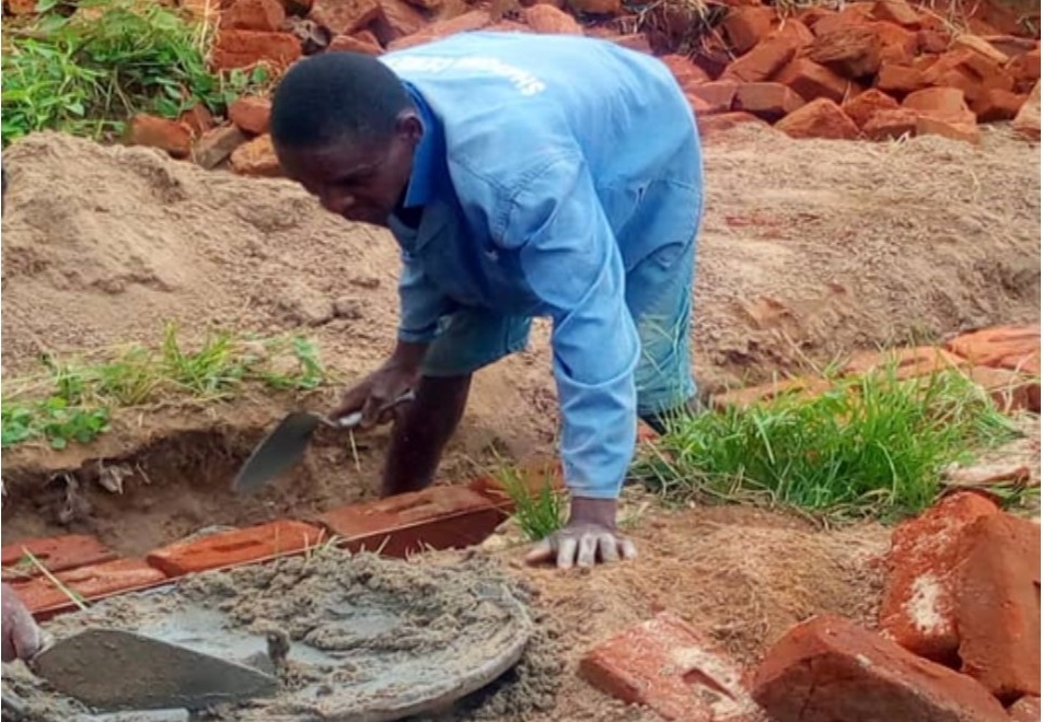 Moses Nyondo captured at one of the construction sites