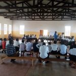Catechism quiz contest in progress among the youth of Chendo, Chipalanje and Ibanda